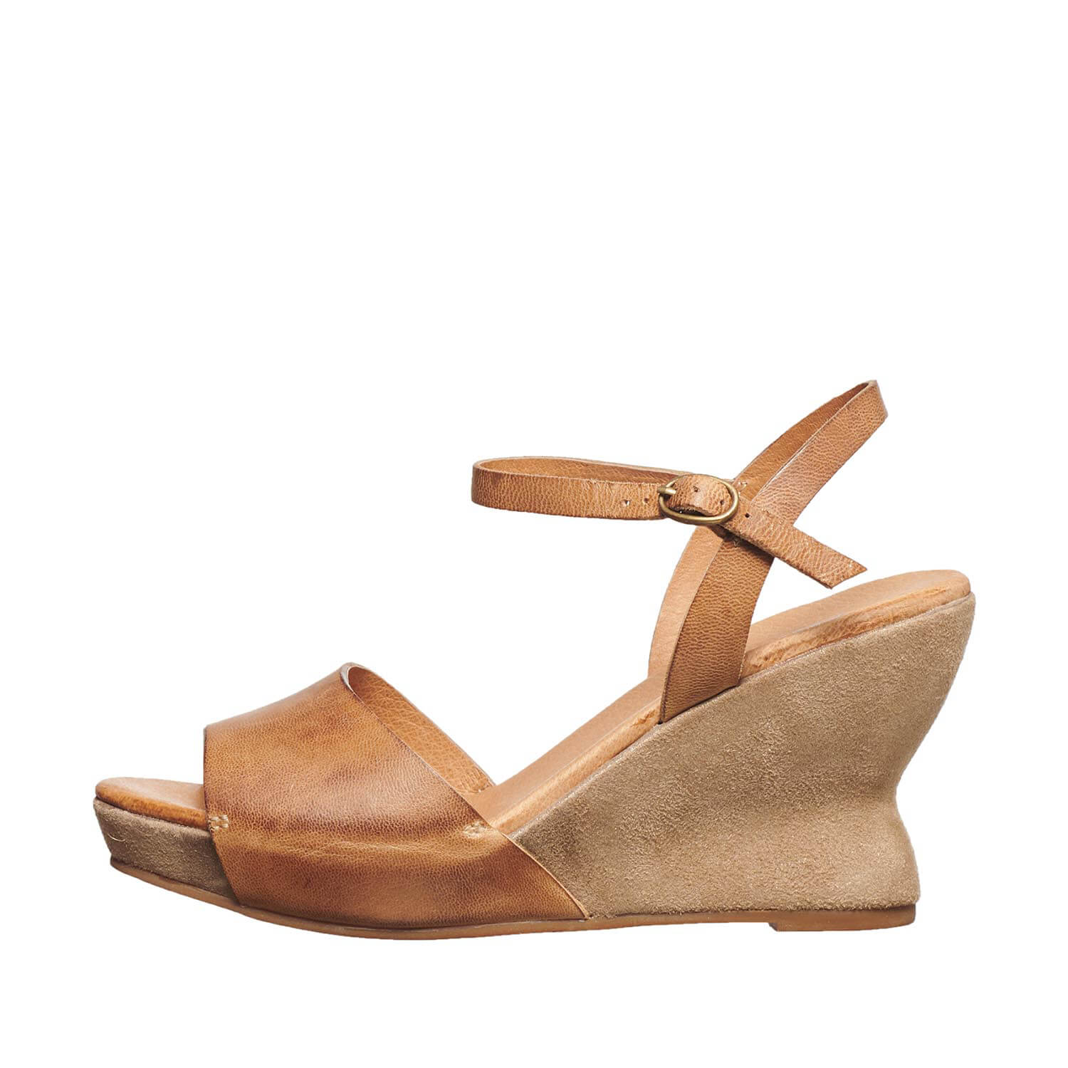 690 Hourglass Wedge Quarter Strap Taupe