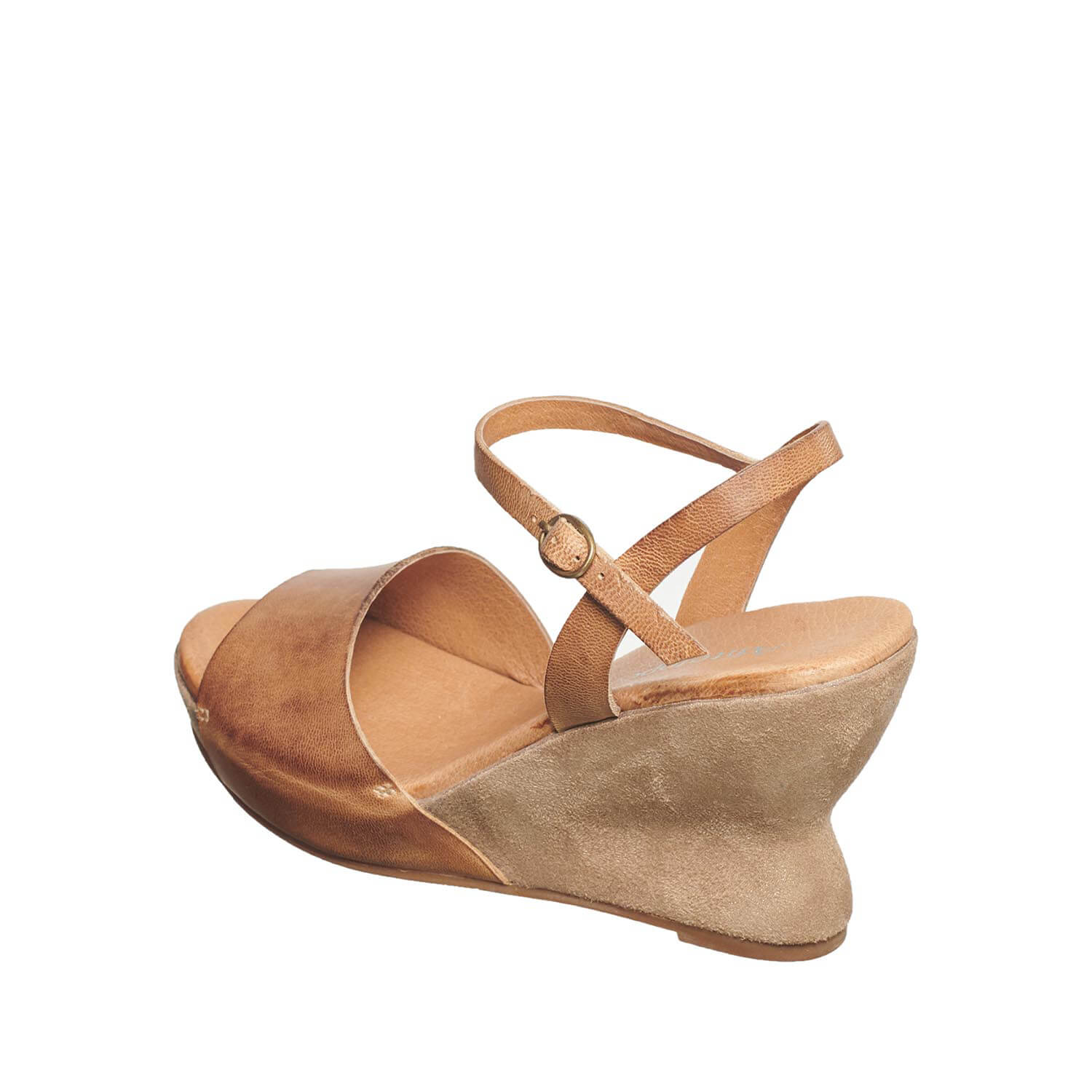 690 Hourglass Wedge Quarter Strap Taupe