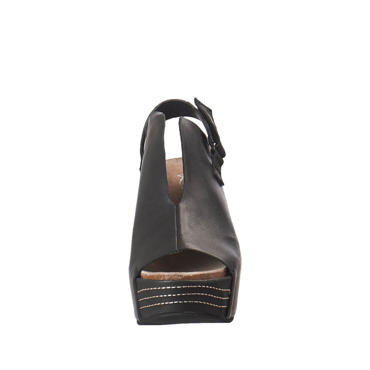867 Narrow Cleavage Sandals Black