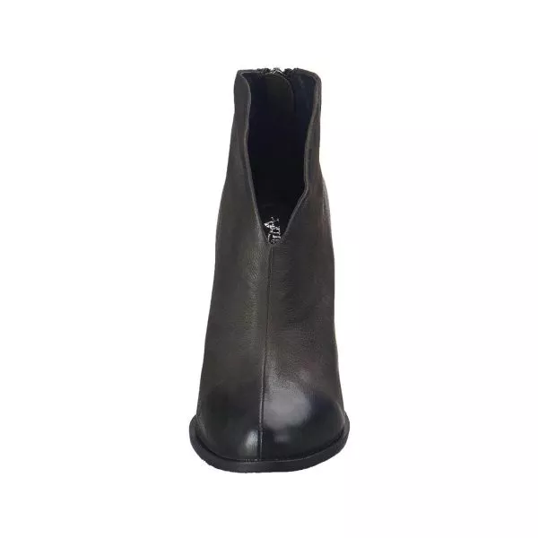 Black 895 Hi-Cut Western High Heel Bootie