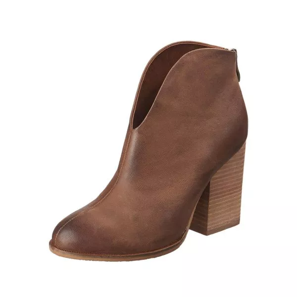 Taupe 895 Hi-Cut Western High Heel Bootie
