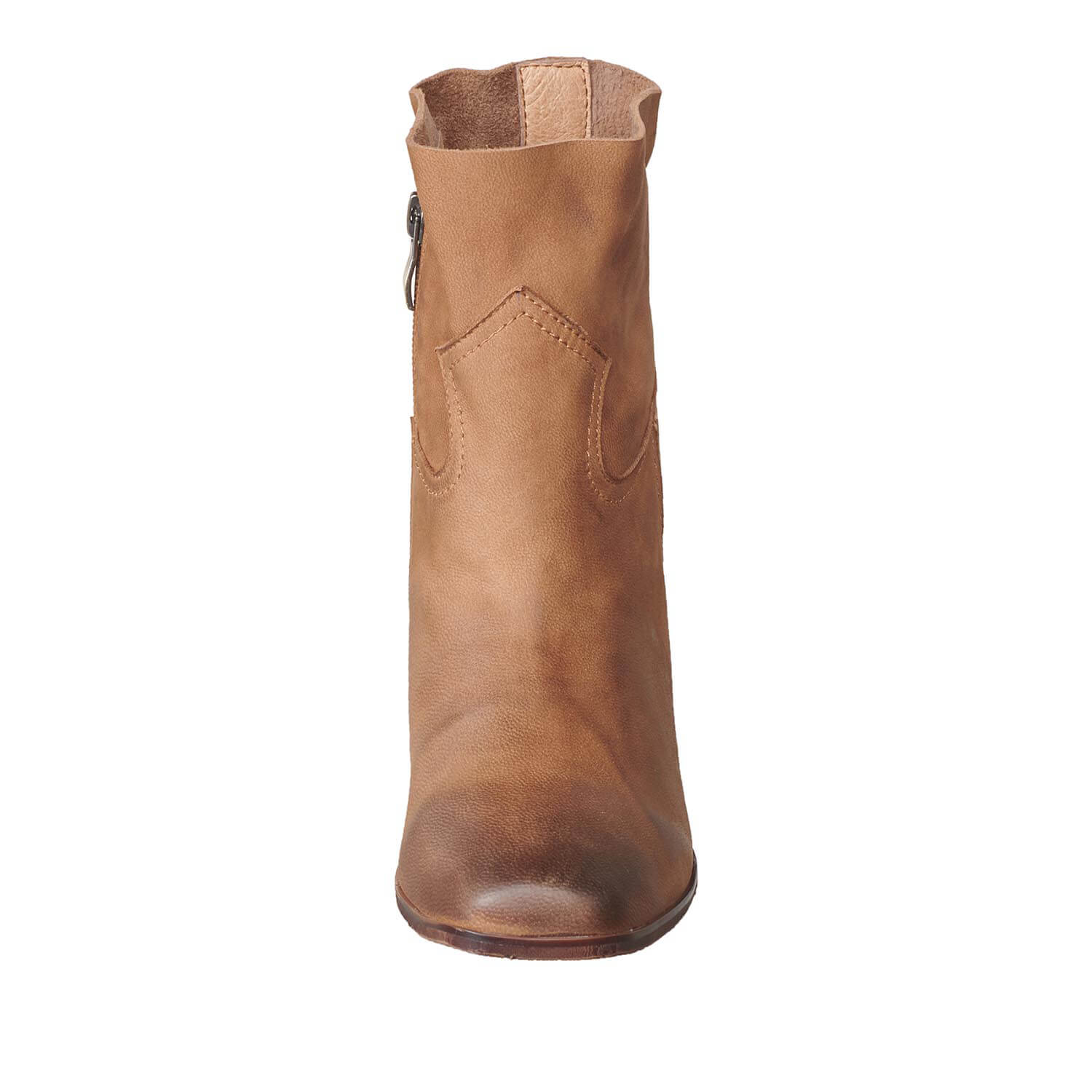 924 Inset Heel & Stitched Bootie Taupe