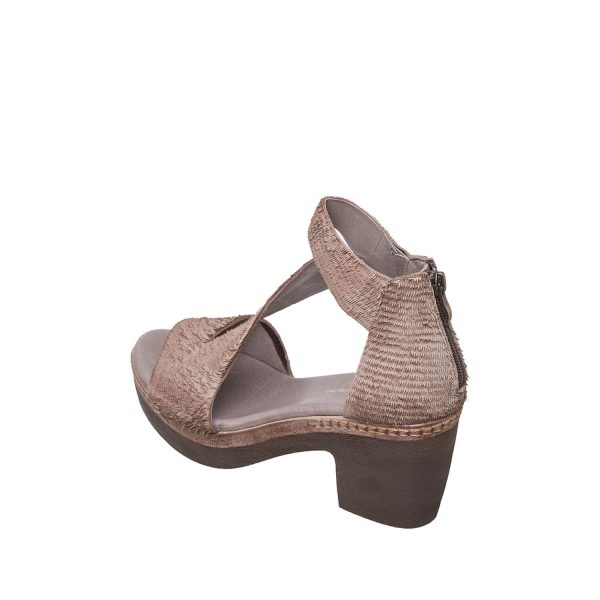 Leather Heel Sandals - K09 Lacie Stone