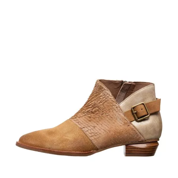 Stone Women's Leather Ankle Boots L13 Leslie