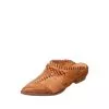 Taupe Pointed Toe Mules for Women M01 Deena
