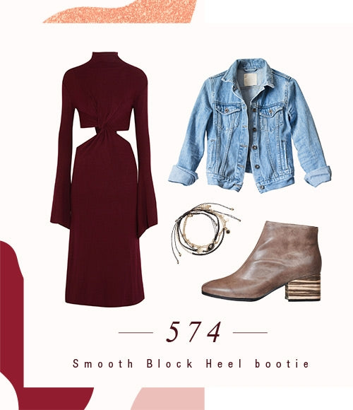 How to Wear Ankle Boots with Dresses 574