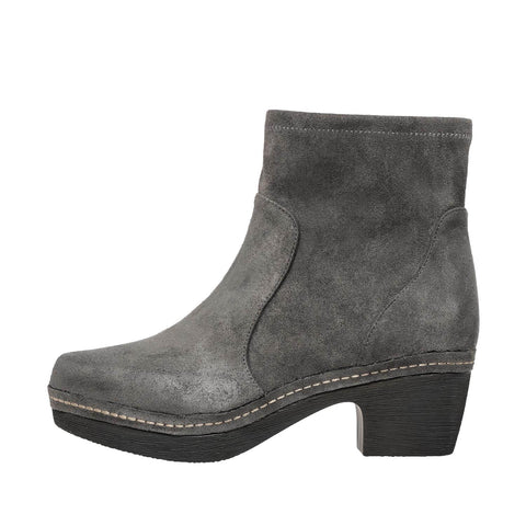 Women's Taupe Suede Booties Women's Taupe Suede Booties