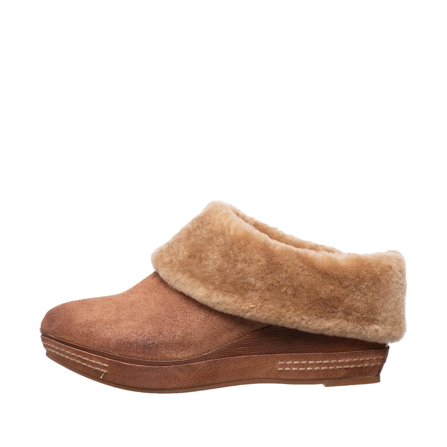 ayalla style Shearling mules