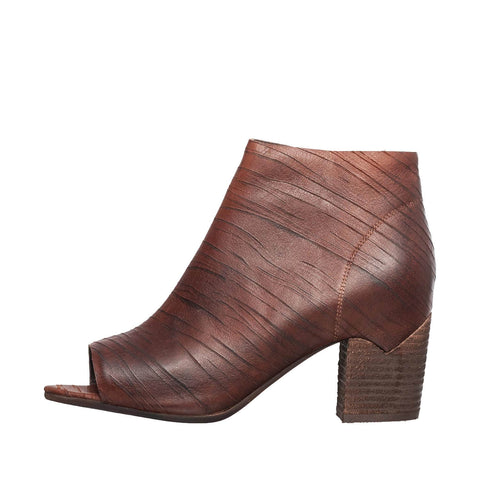 Brown high heel summer boots