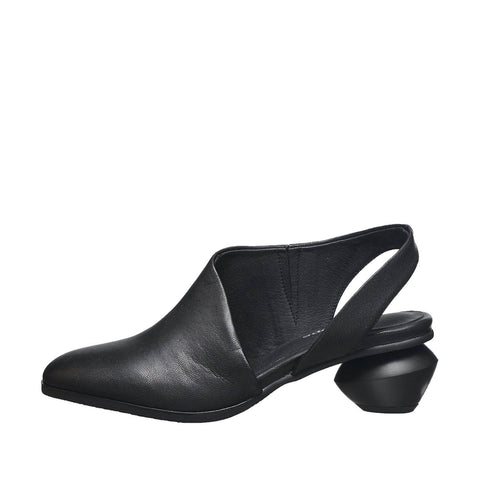 Closed toe low heel shoes