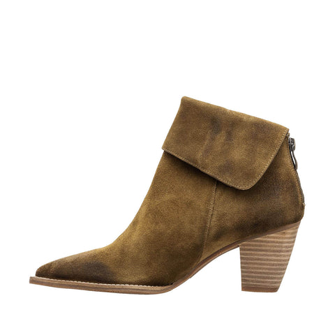 Comfortable taupe booties