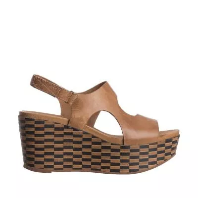 cutout platform wedge sandals