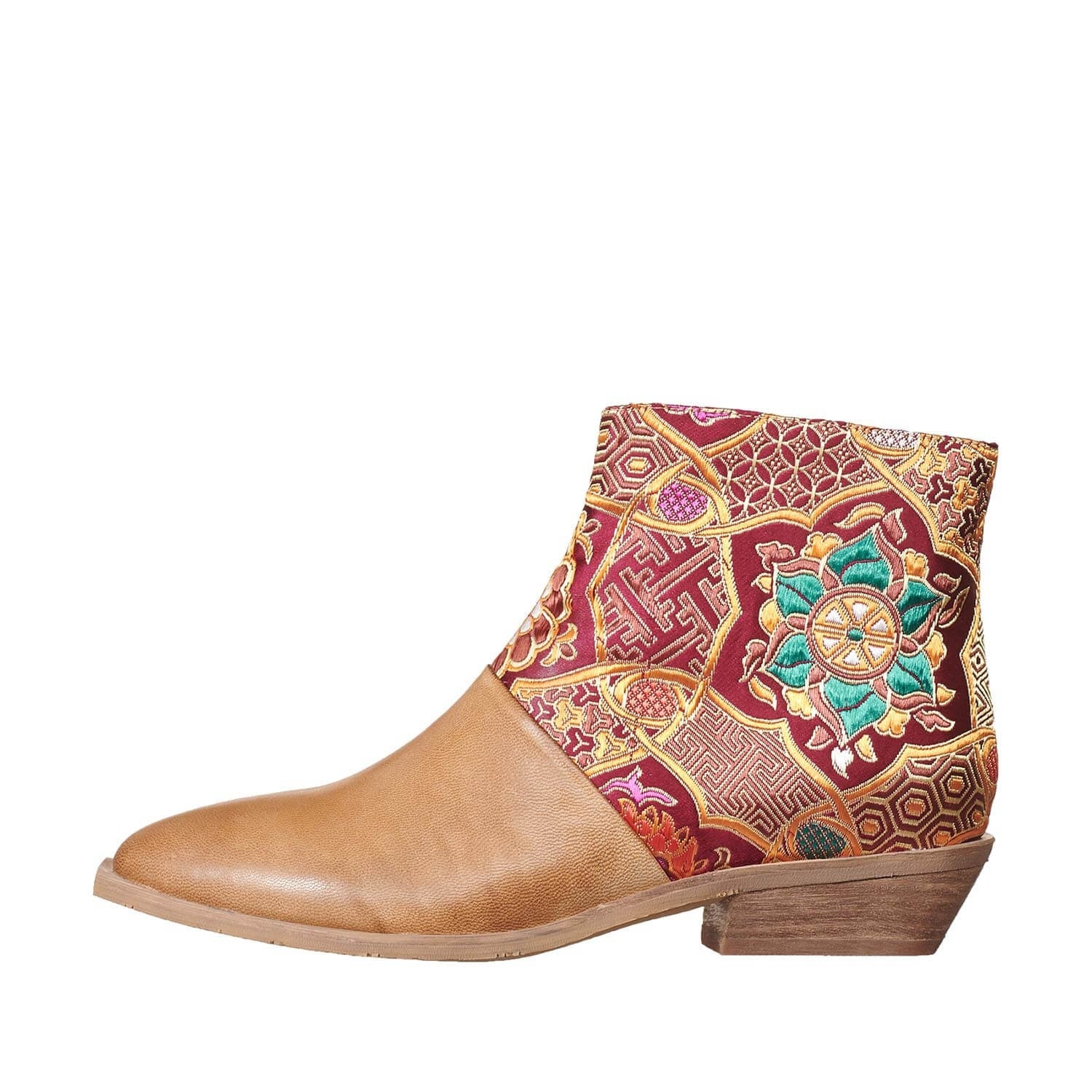 embroidered bootie embroidered bootie