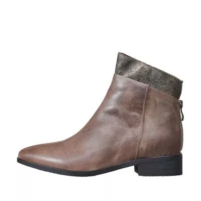 gray ankle booties