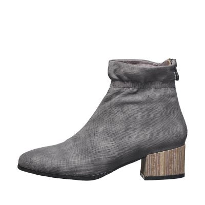 grey suede ankle boots