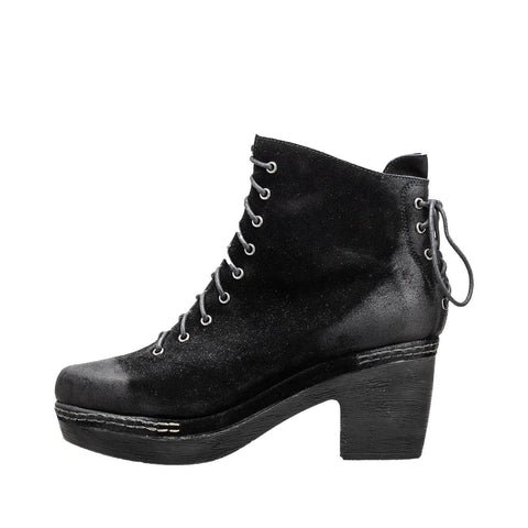 Ladies Mid Heel Boots for All Seasons Lace up mid heel boots