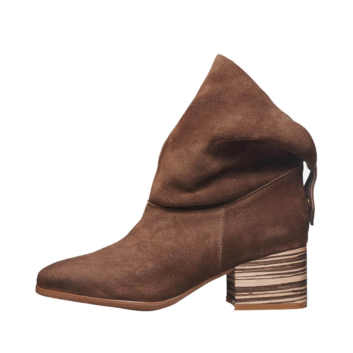 suede wedge boot