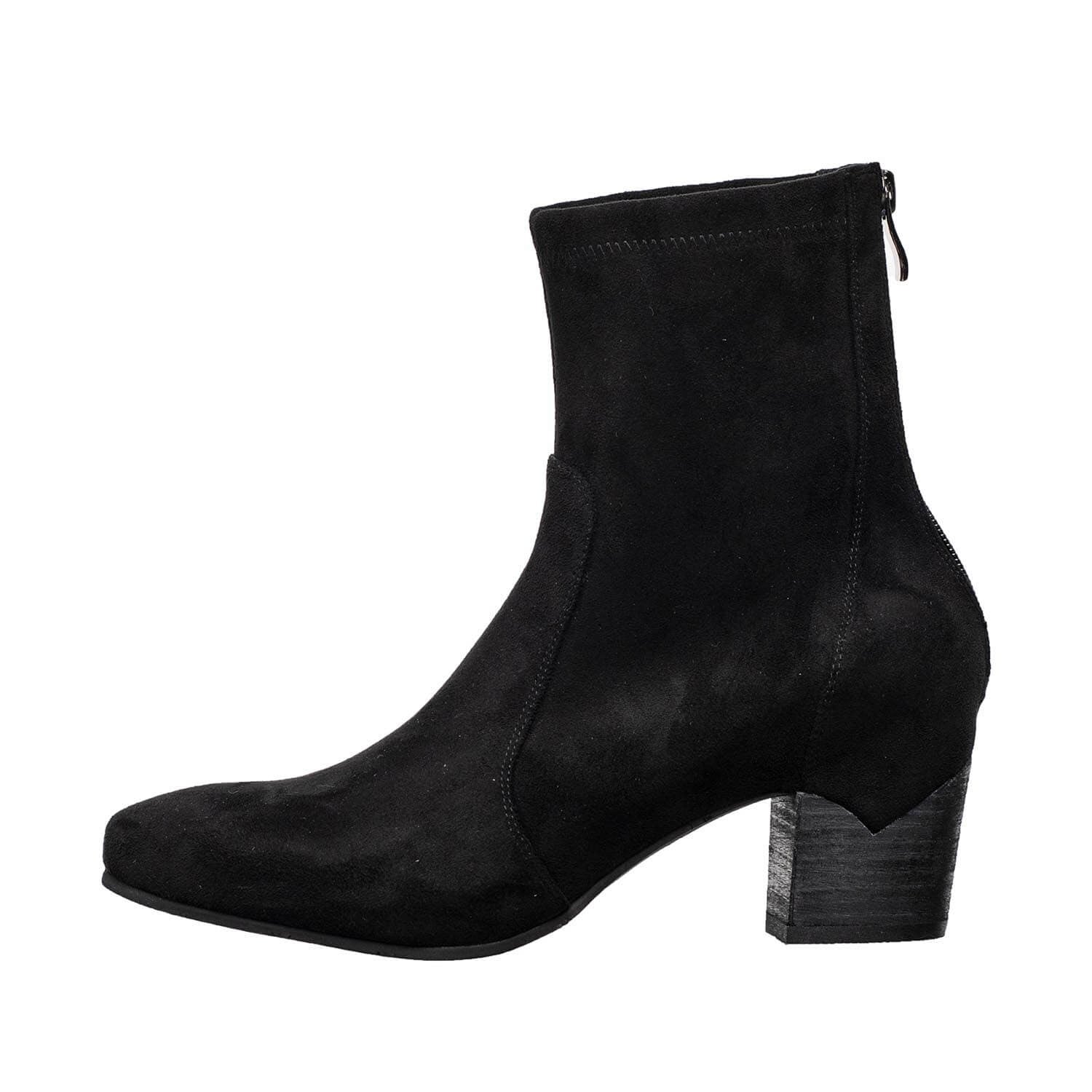 suede wedge boots