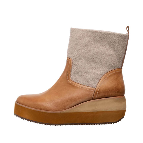 wedge sneaker booties