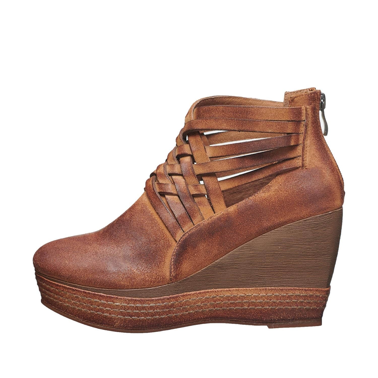 womens platform wedge booties