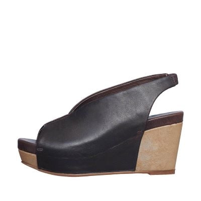 wooden wedge sandals for women