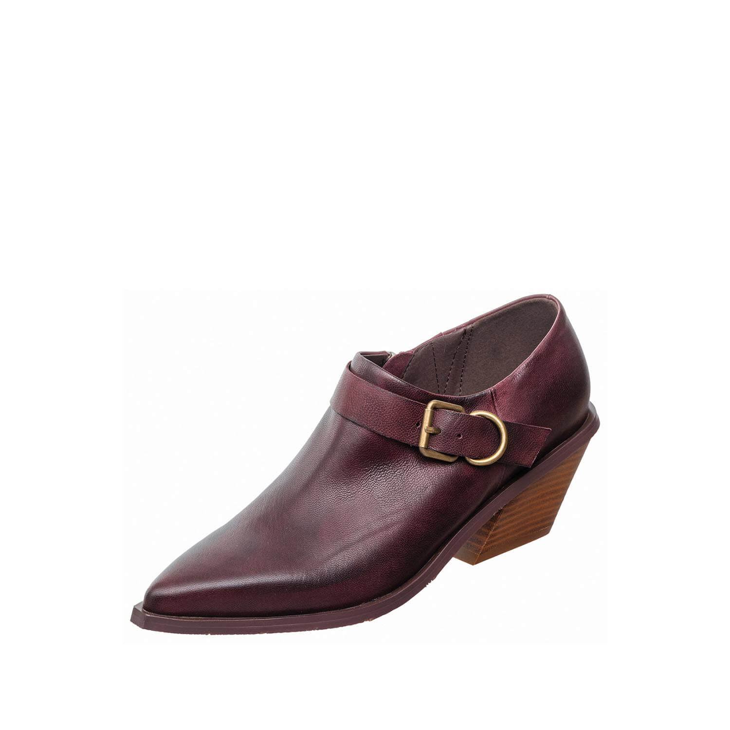 western ankle boots buckle block heel by ayalla