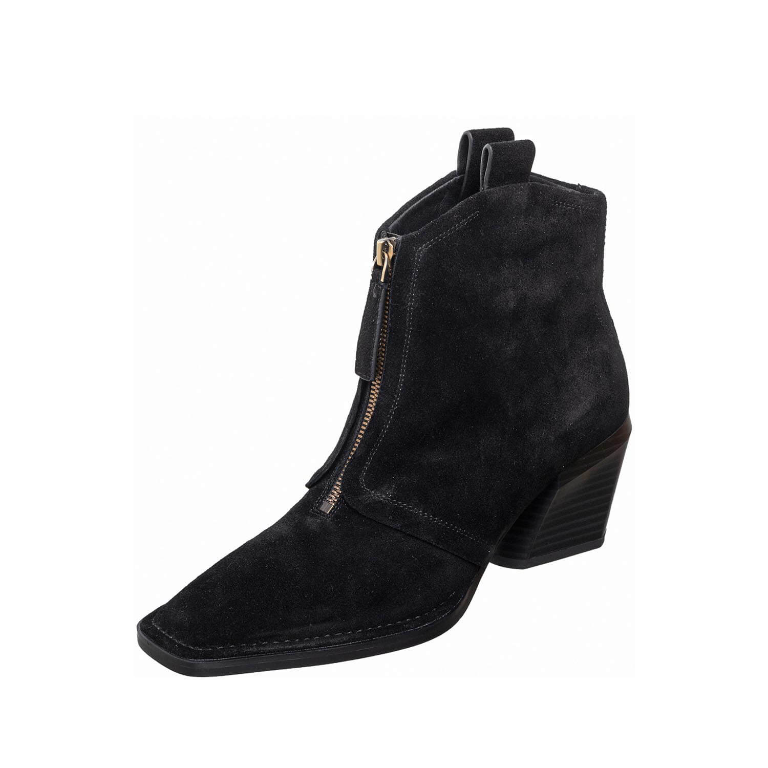 suede ankle boots front zip square toe by ayalla suede ankle boots front zip square toe by ayalla