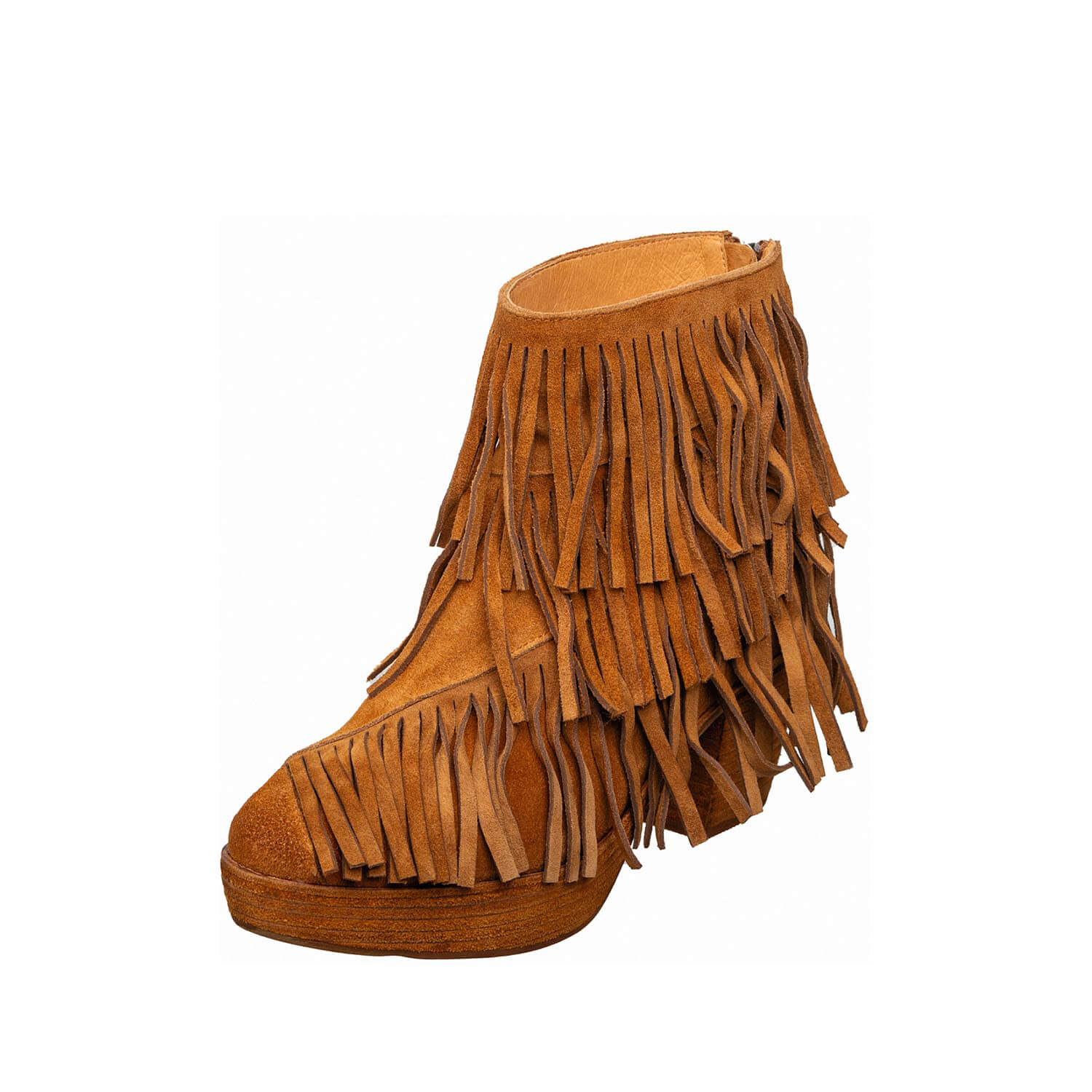 suede fringe ankle booties peep toe platform by ayalla suede fringe ankle booties peep toe platform by ayalla