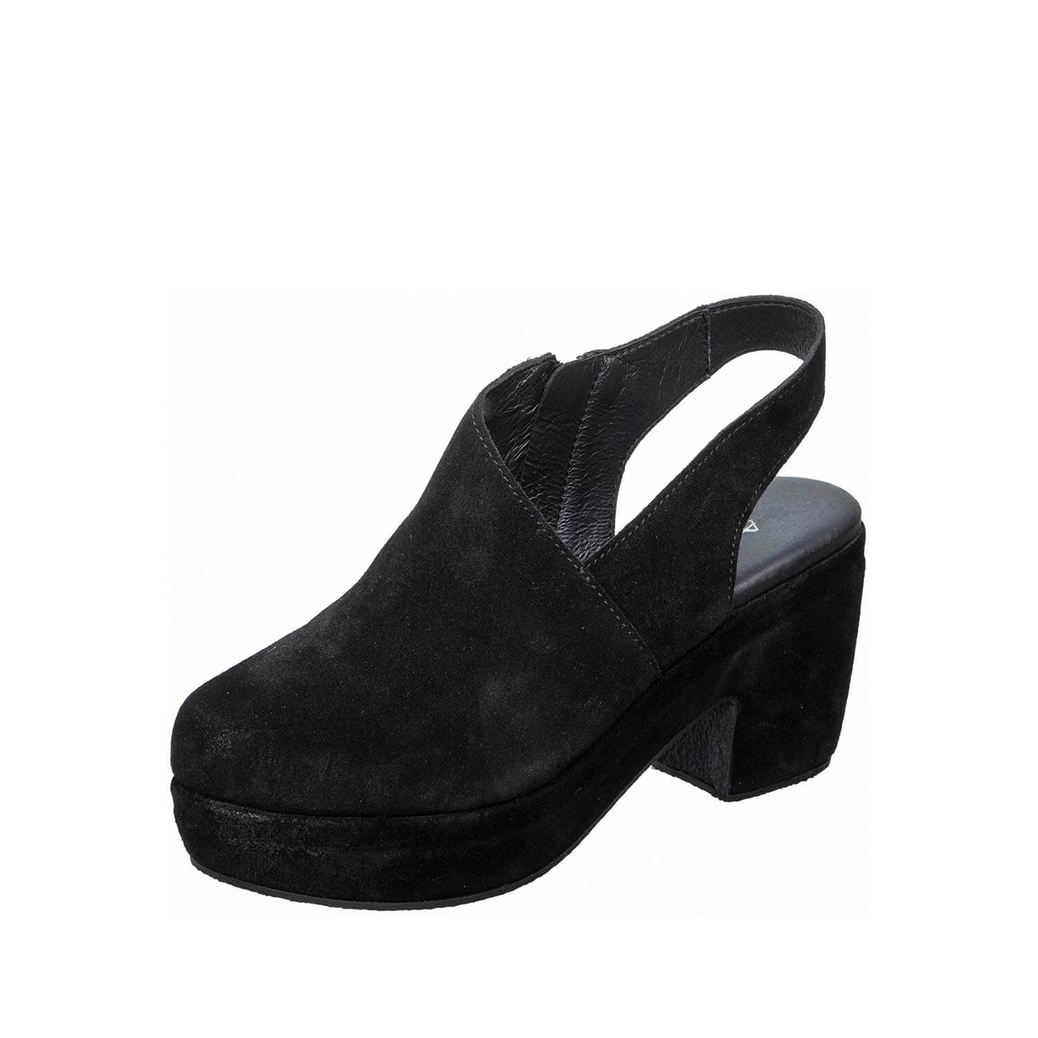suede slingback platform clogs block heel by ayalla suede slingback platform clogs block heel by ayalla